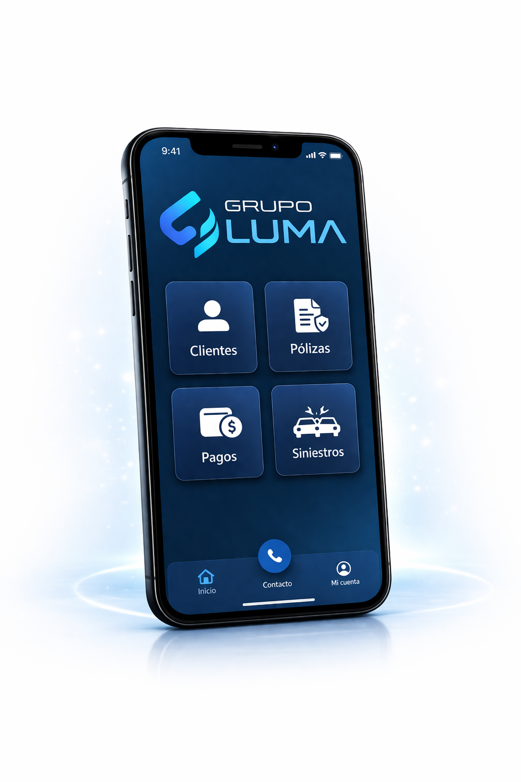 App móvil de Grupo Luma para clientes, pólizas, pagos y siniestros